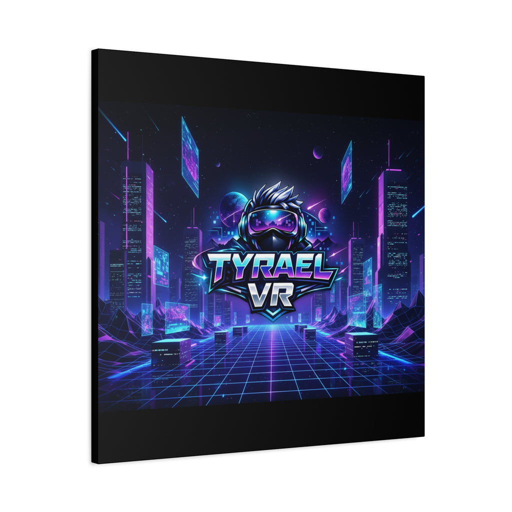 Tyrael VR Retro Futuristic Canvas Print