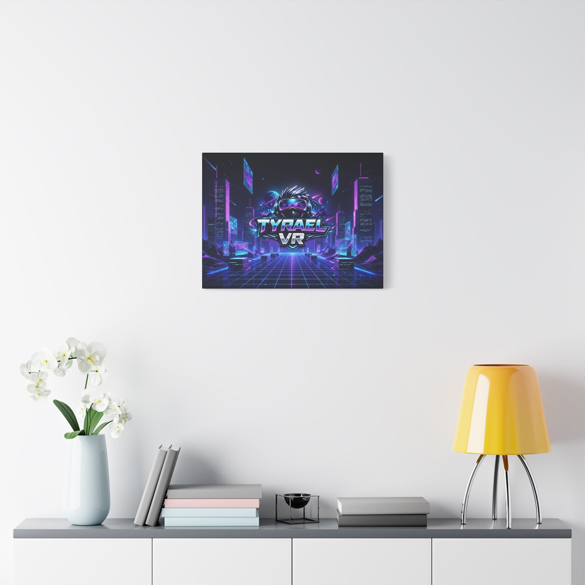 Tyrael VR Retro Futuristic Canvas Print