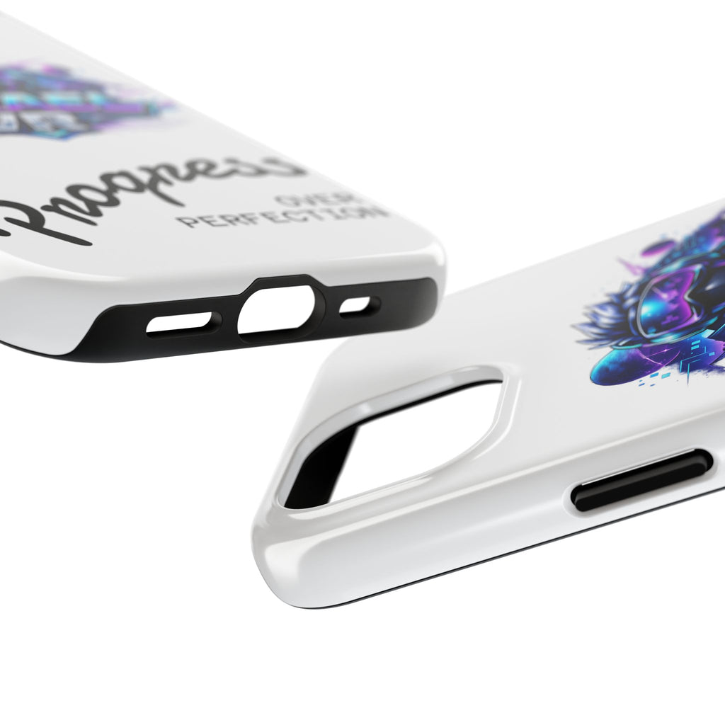 Tyrael VR Tough Phone Case — 'Progress Over Perfection' Gamer Protective Case