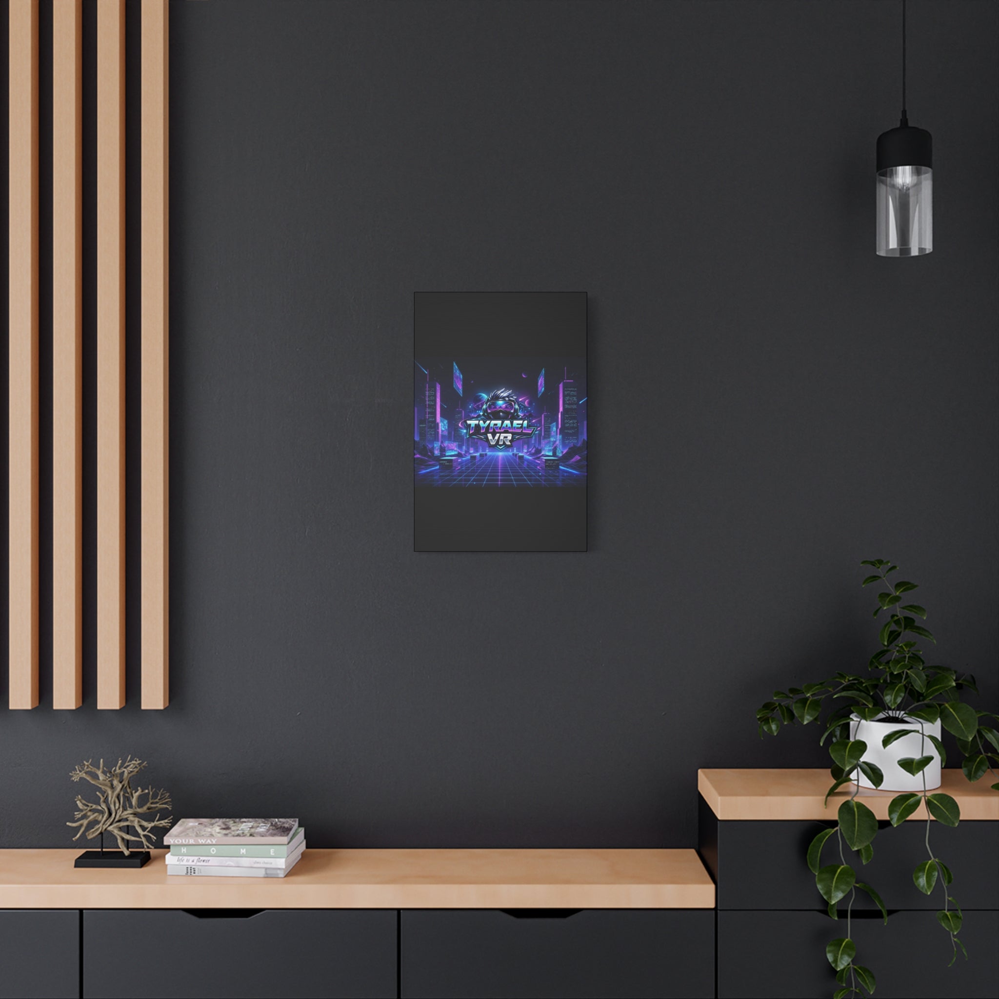 Tyrael VR Retro Futuristic Canvas Print