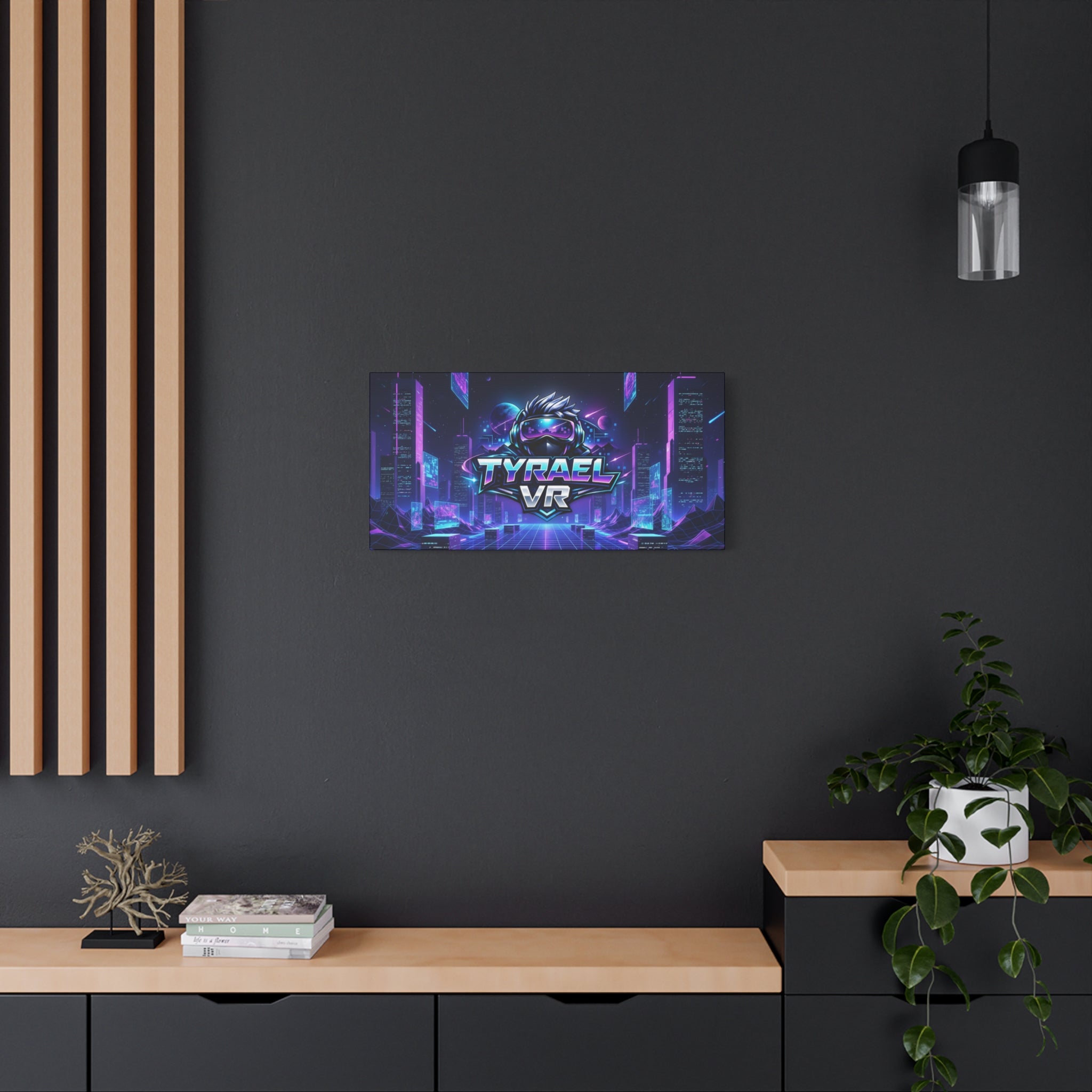 Tyrael VR Retro Futuristic Canvas Print