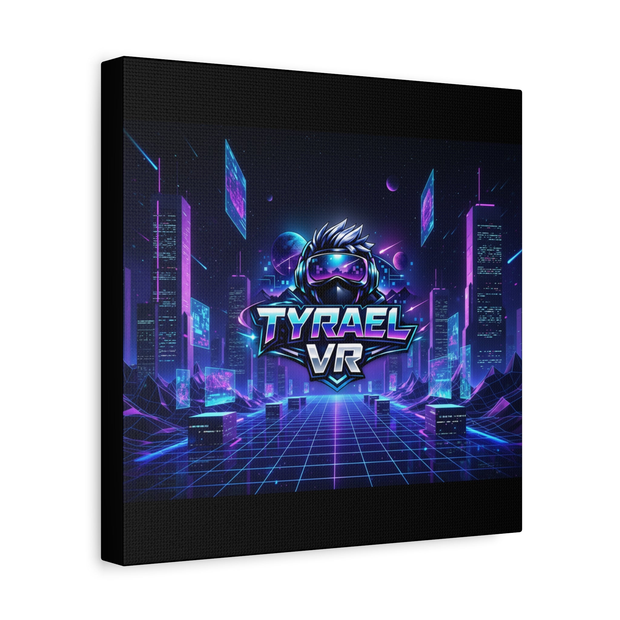 Tyrael VR Retro Futuristic Canvas Print