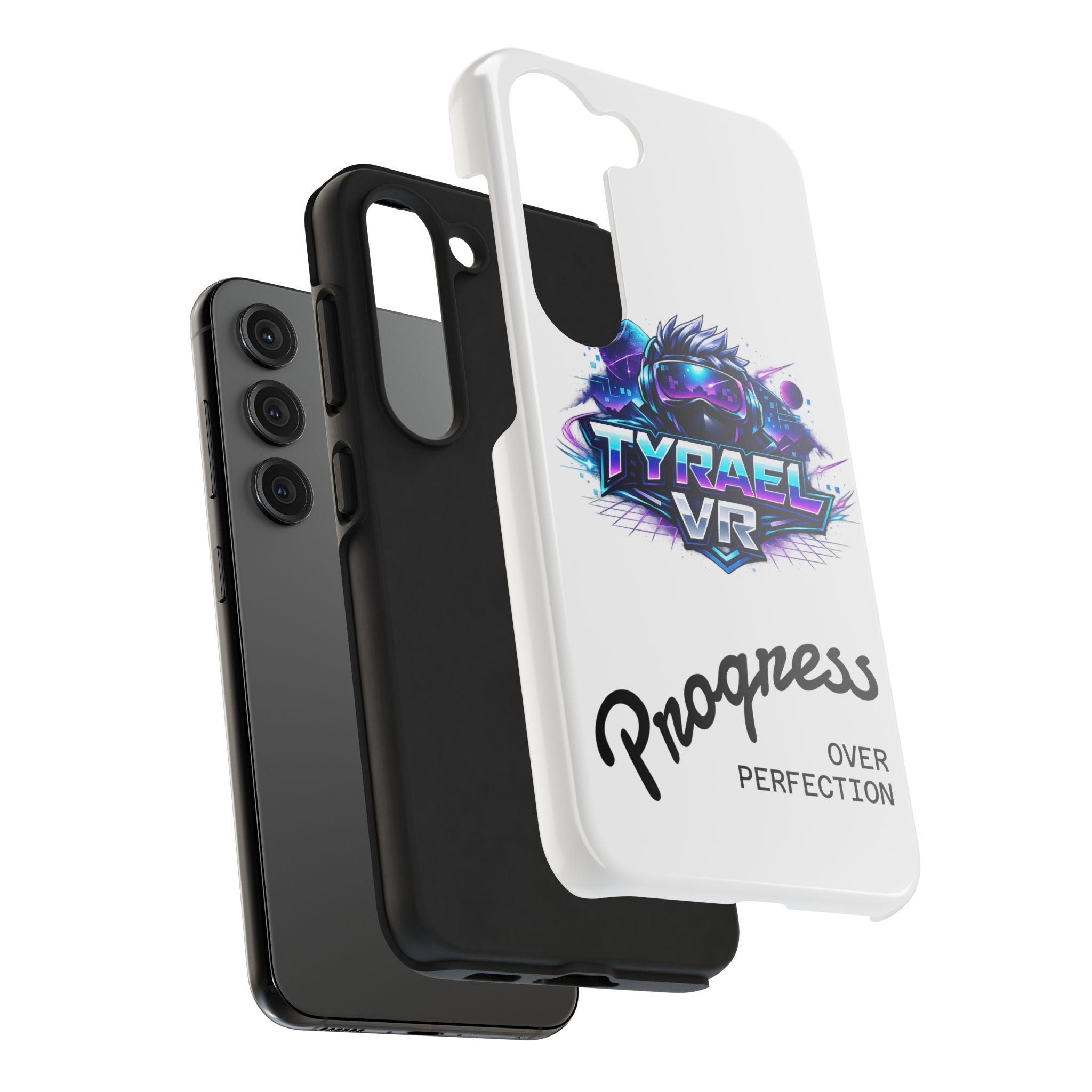 Tyrael VR Tough Phone Case — 'Progress Over Perfection' Gamer Protective Case