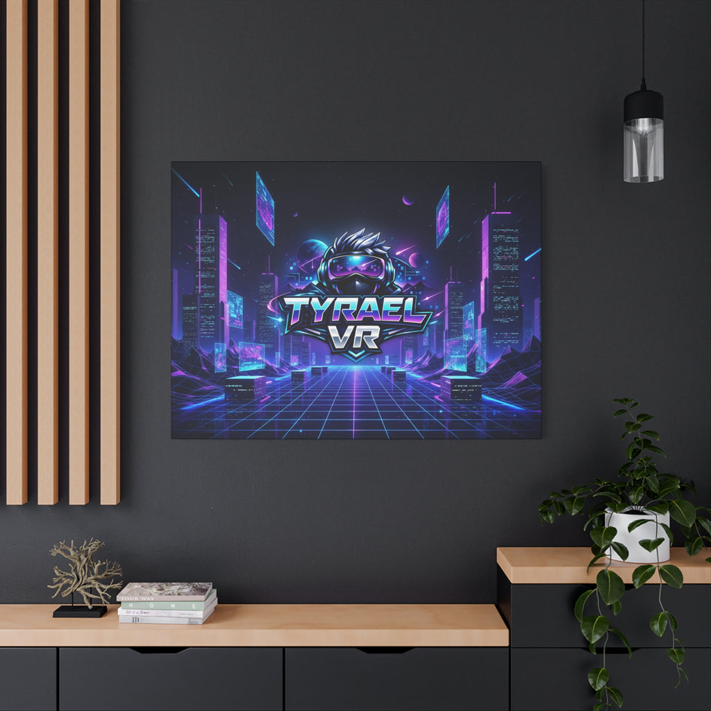 Tyrael VR Retro Futuristic Canvas Print