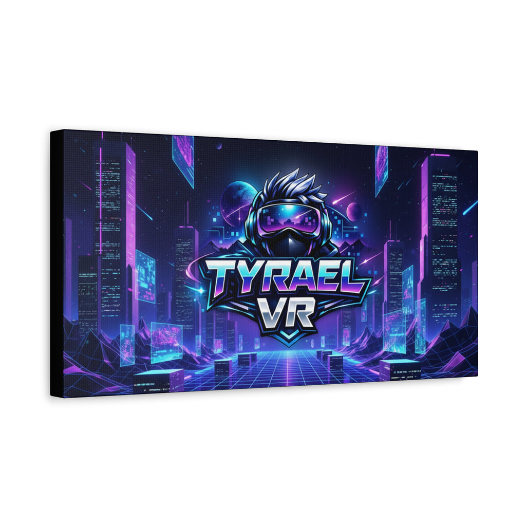 Tyrael VR Retro Futuristic Canvas Print