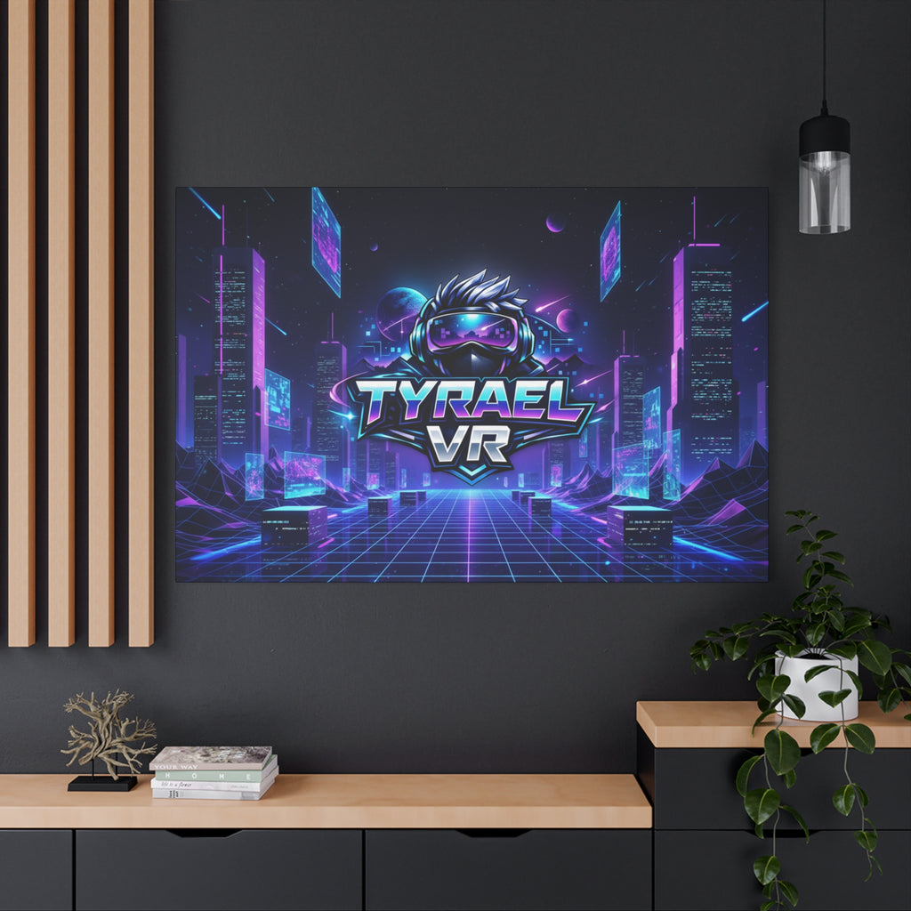 Tyrael VR Retro Futuristic Canvas Print