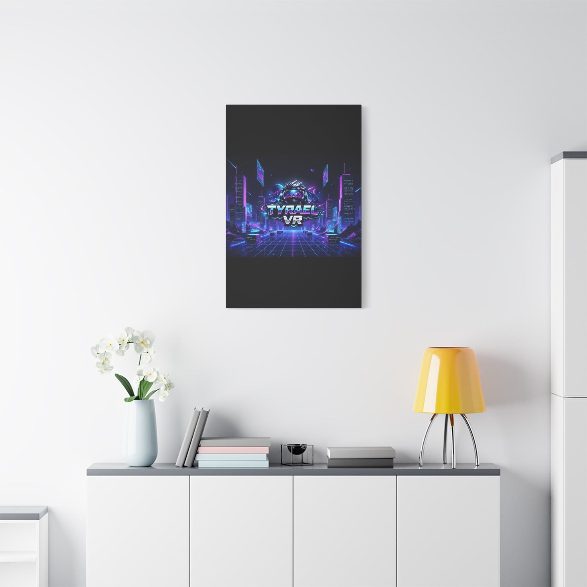 Tyrael VR Retro Futuristic Canvas Print