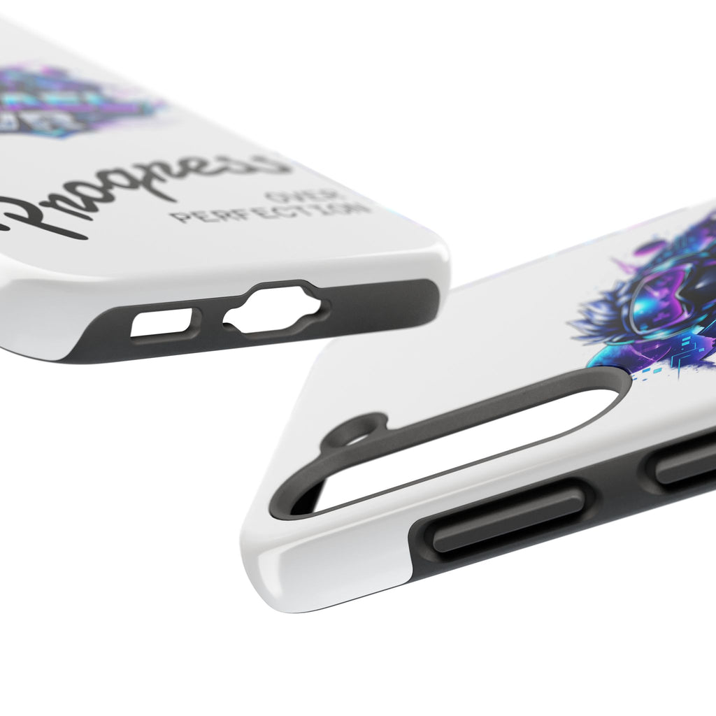 Tyrael VR Tough Phone Case — 'Progress Over Perfection' Gamer Protective Case