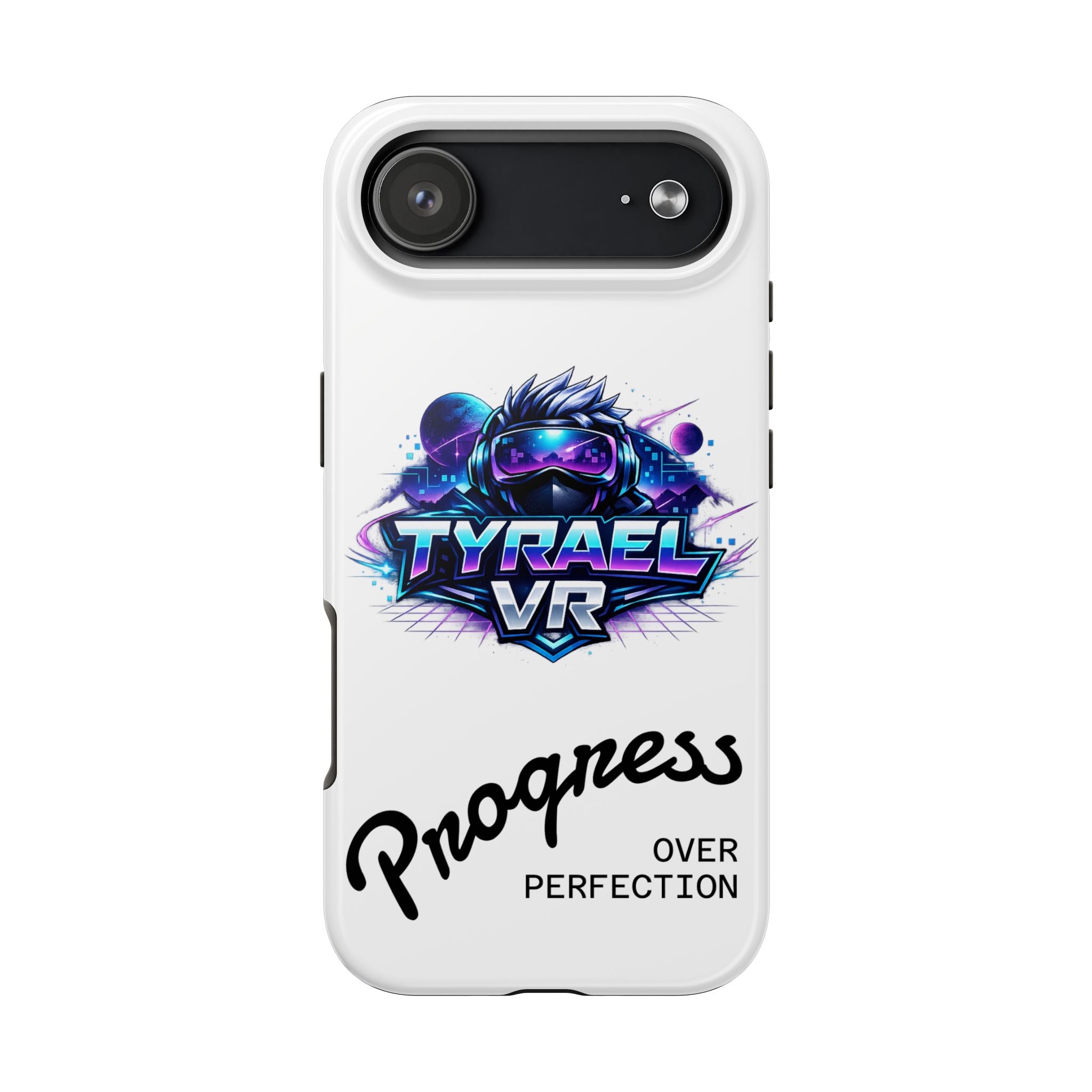 Tyrael VR Tough Phone Case — 'Progress Over Perfection' Gamer Protective Case