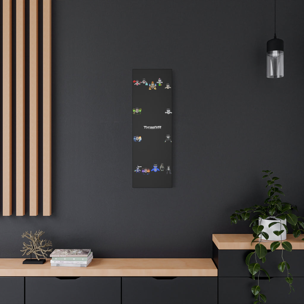 TyraelVR Gamer Mascot Canvas Print — Stretched Matte Wall Art