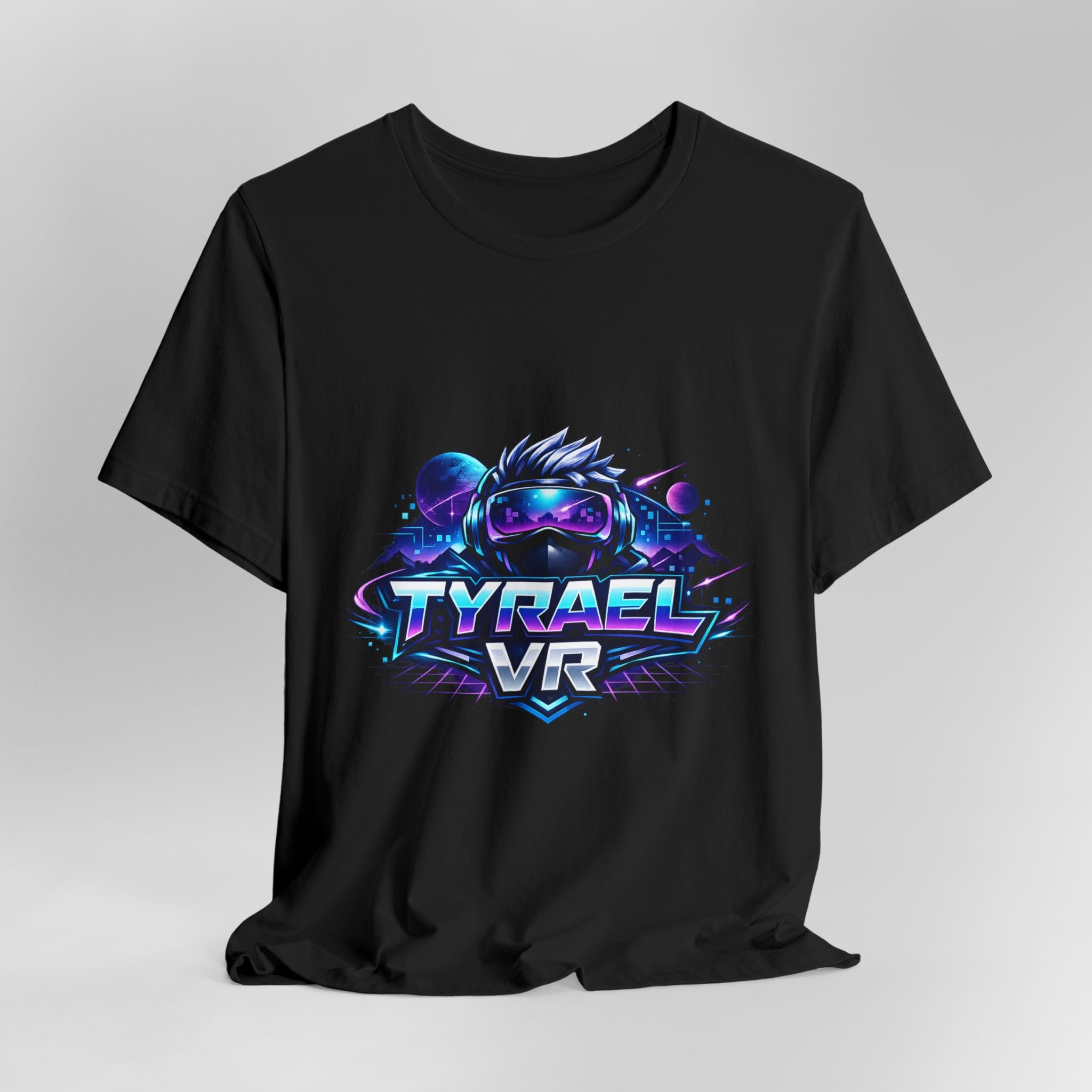 Tyrael VR Gamer T-Shirt — Retro Neon Virtual Reality Tee