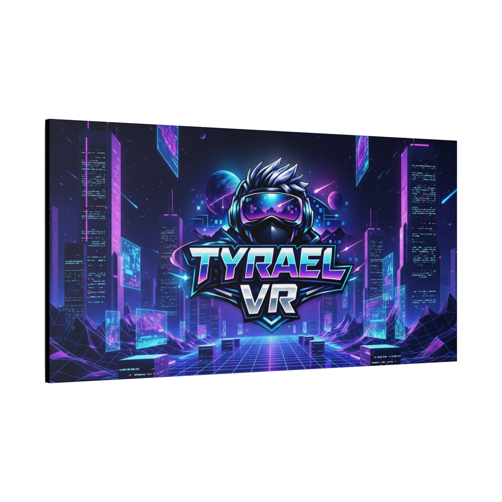 Tyrael VR Retro Futuristic Canvas Print