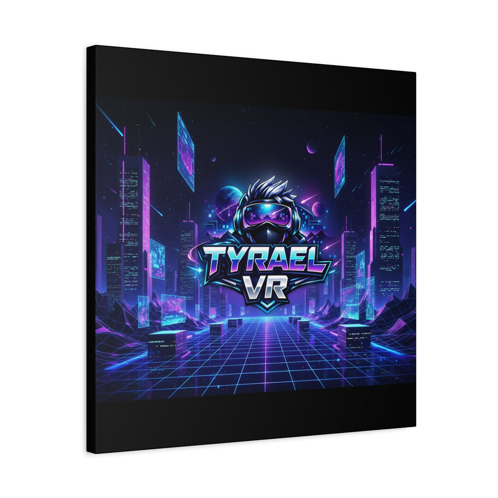 Tyrael VR Retro Futuristic Canvas Print