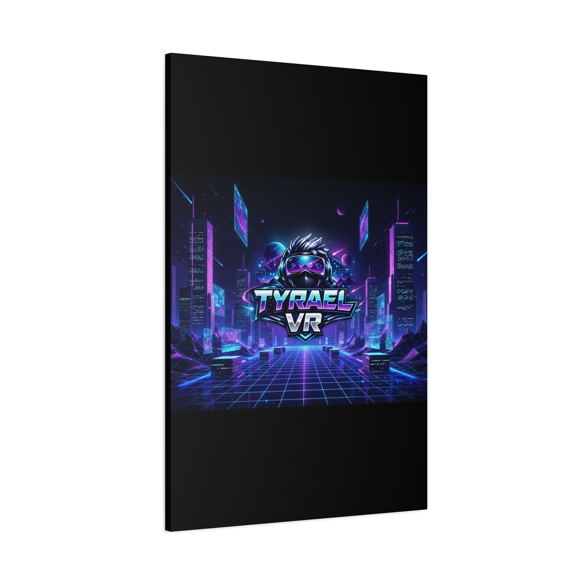Tyrael VR Retro Futuristic Canvas Print
