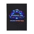 TyraelVR 'Explore Without Fear' Plush Blanket — Gamer VR Space Throw