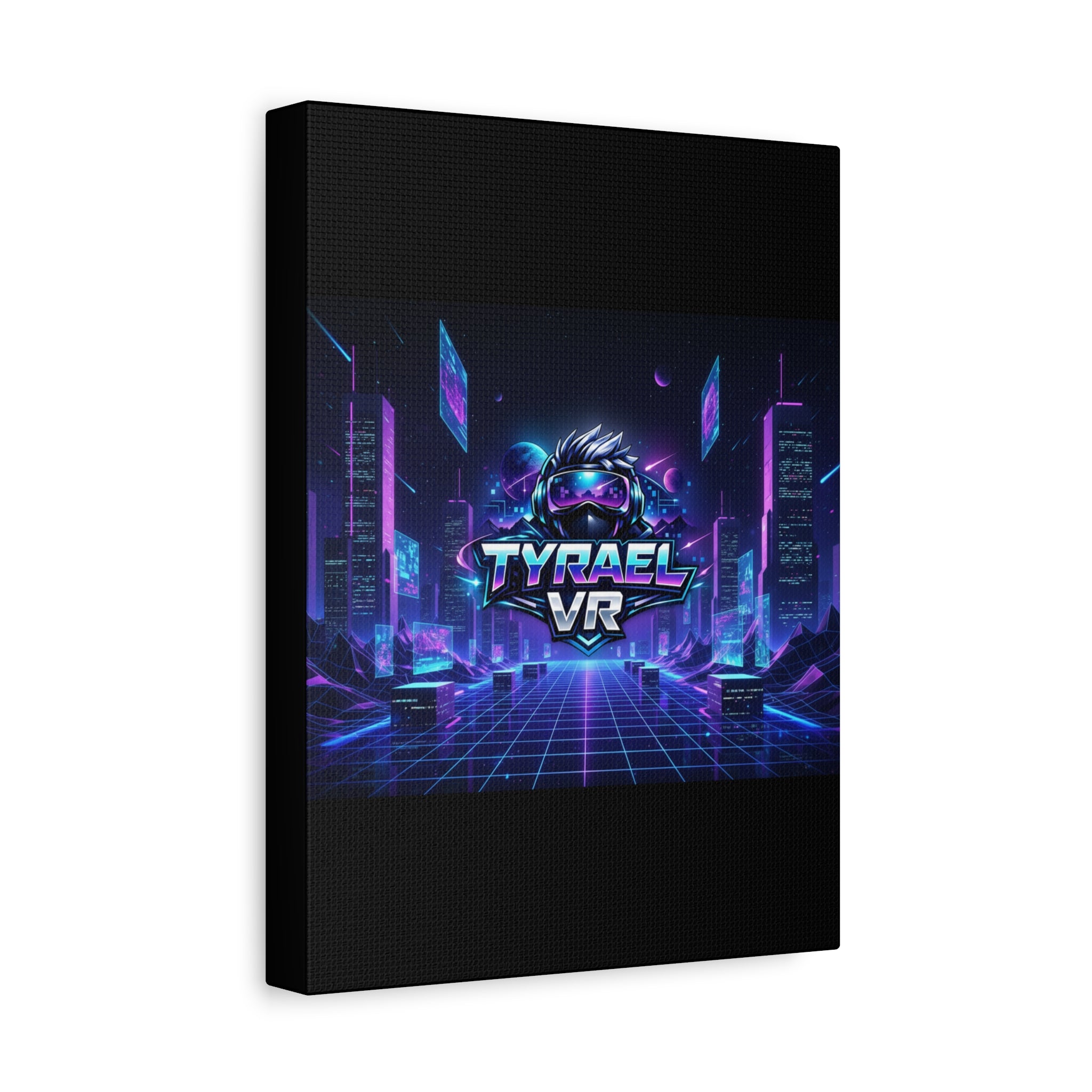 Tyrael VR Retro Futuristic Canvas Print