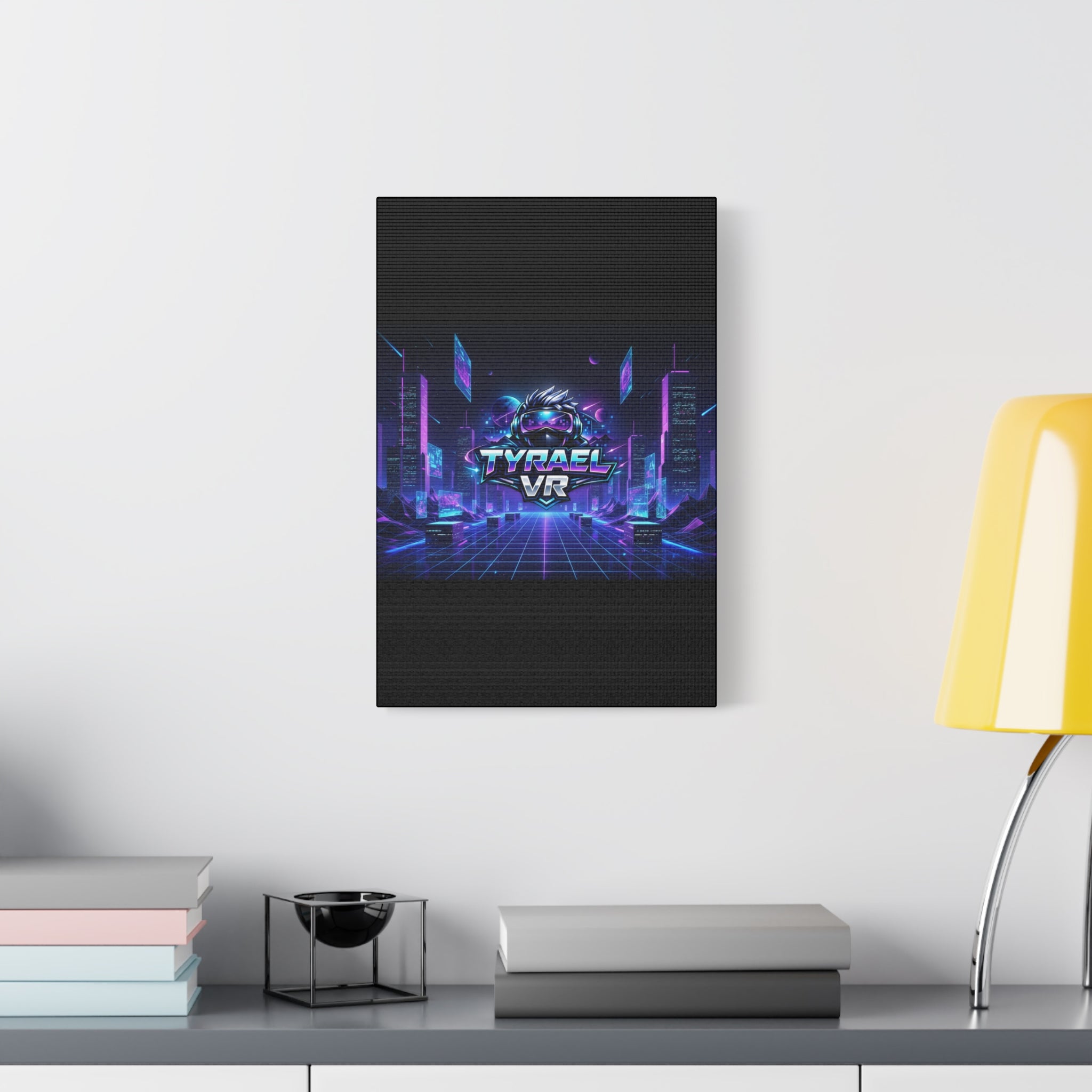 Tyrael VR Retro Futuristic Canvas Print