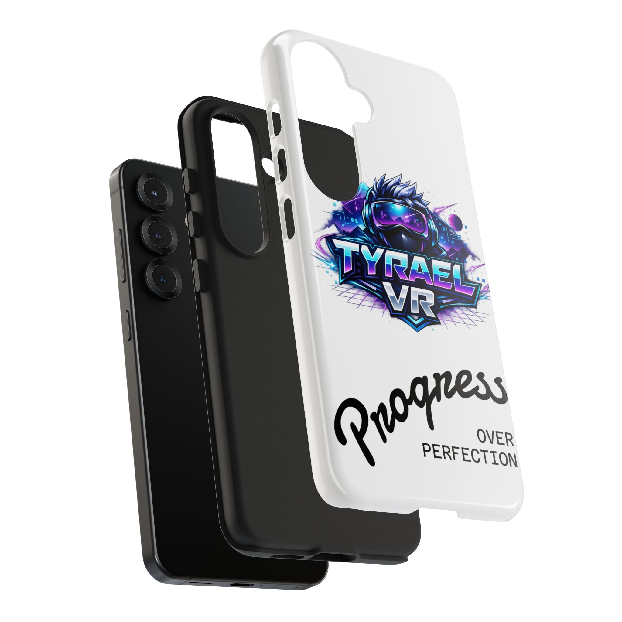 Tyrael VR Tough Phone Case — 'Progress Over Perfection' Gamer Protective Case
