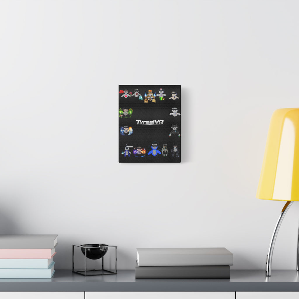 TyraelVR Gamer Mascot Canvas Print — Stretched Matte Wall Art