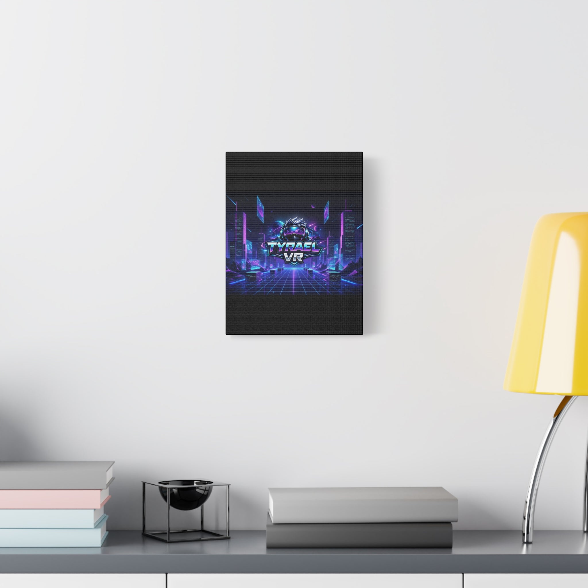 Tyrael VR Retro Futuristic Canvas Print