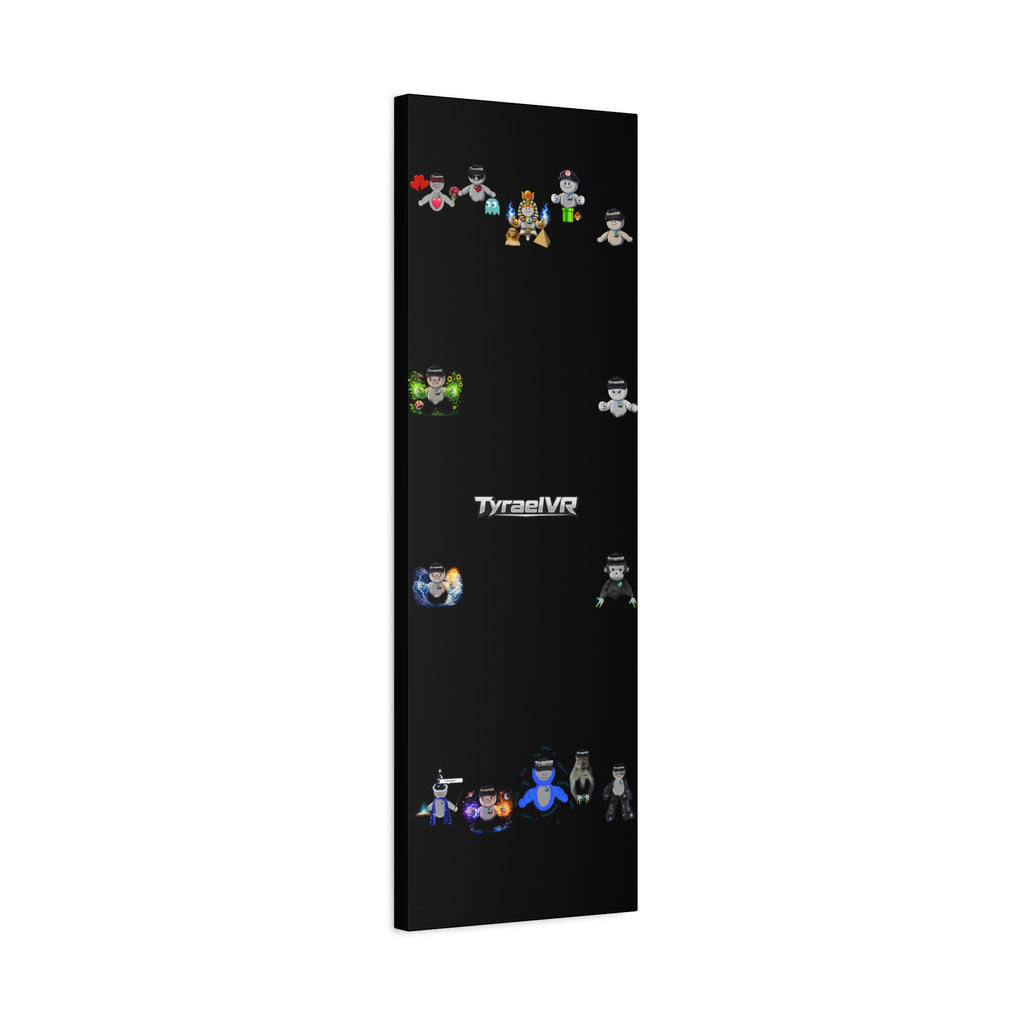 TyraelVR Gamer Mascot Canvas Print — Stretched Matte Wall Art