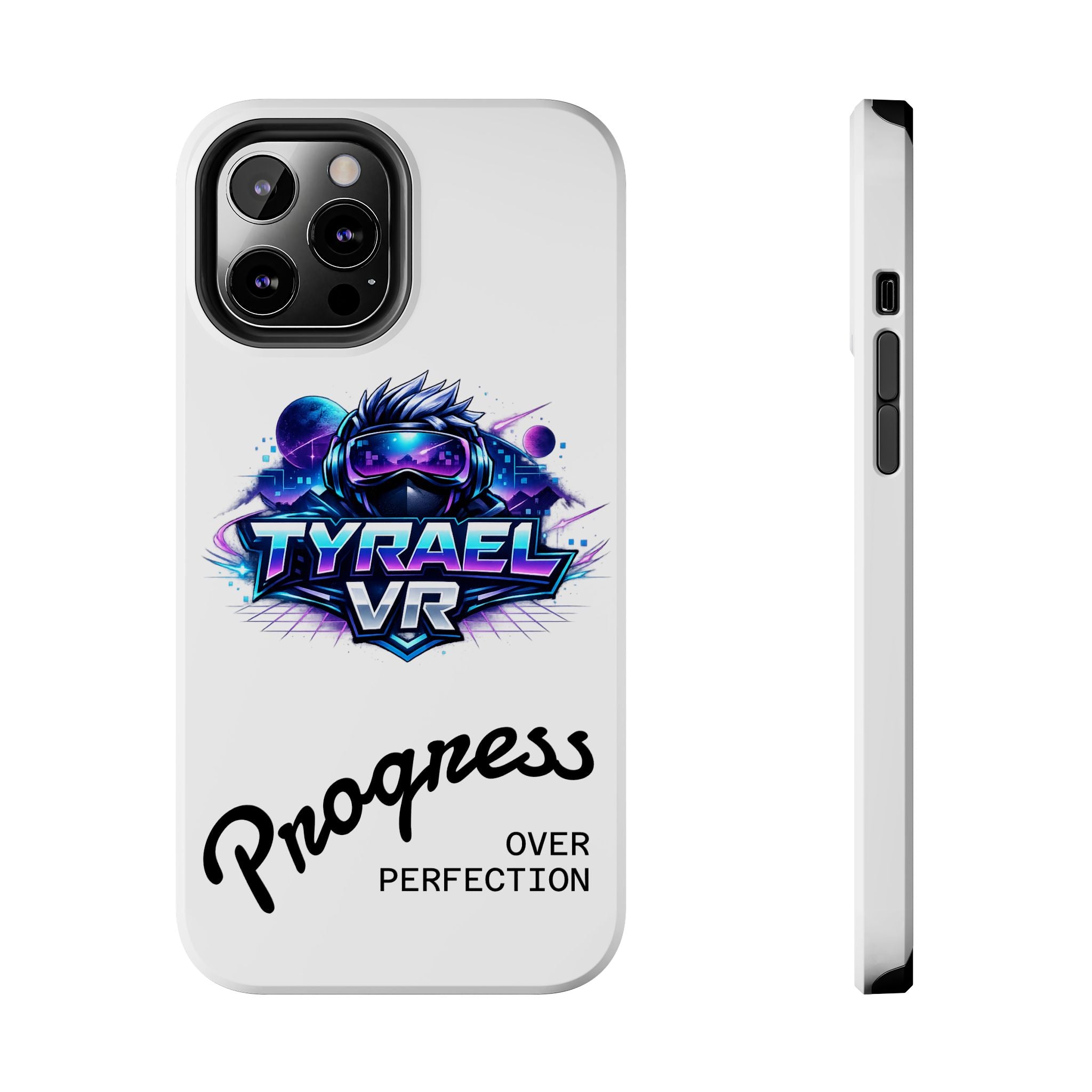 Tyrael VR Tough Phone Case — 'Progress Over Perfection' Gamer Protective Case
