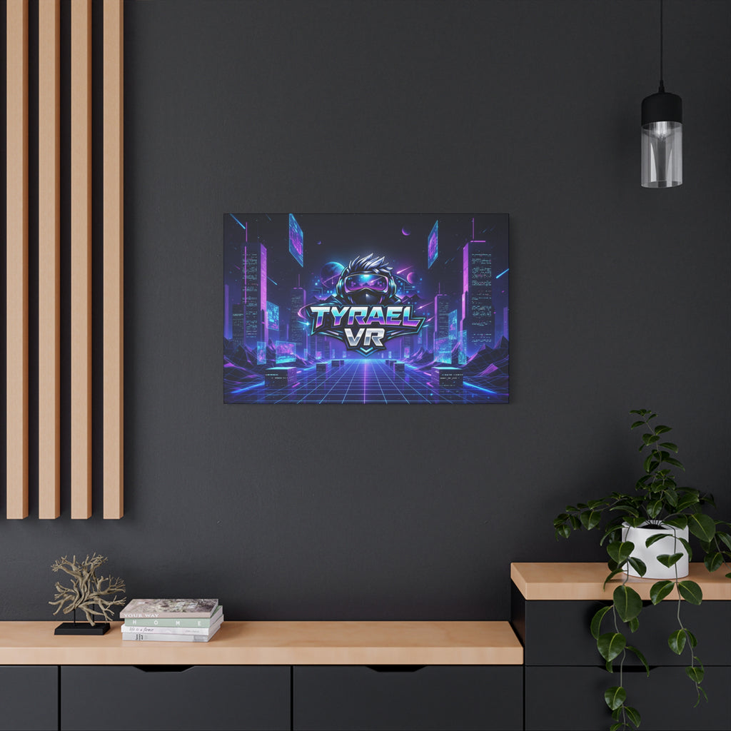 Tyrael VR Retro Futuristic Canvas Print