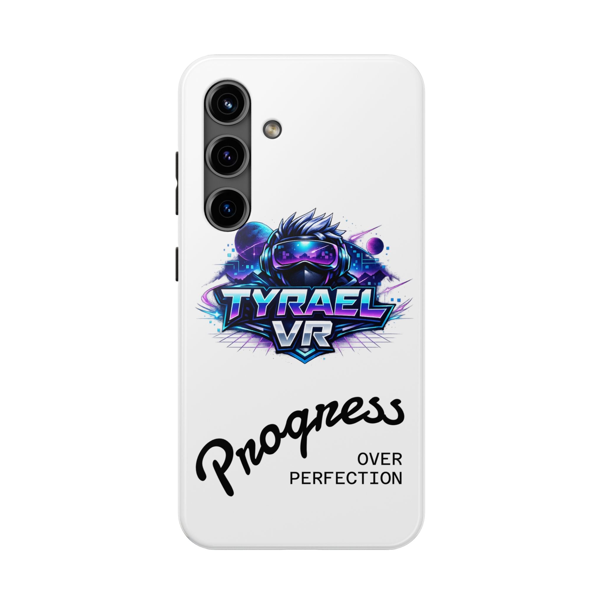 Tyrael VR Tough Phone Case — 'Progress Over Perfection' Gamer Protective Case