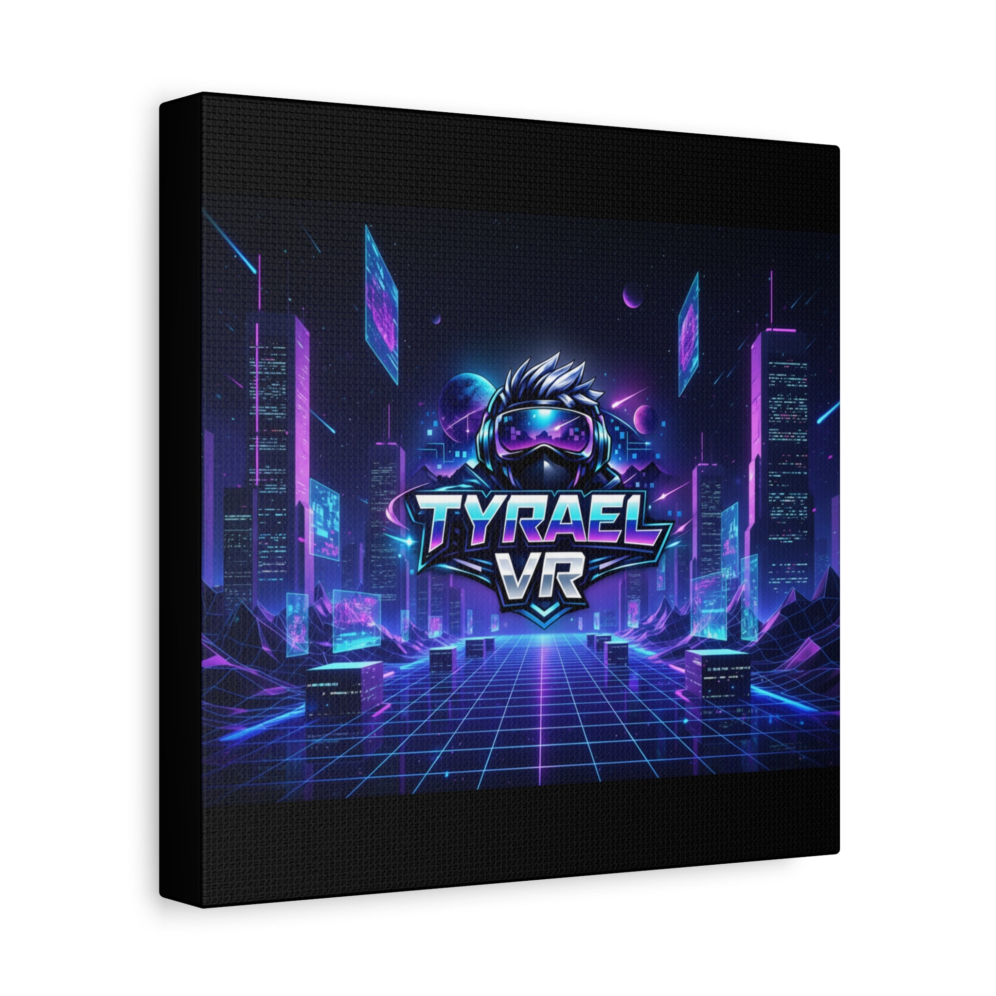 Tyrael VR Retro Futuristic Canvas Print