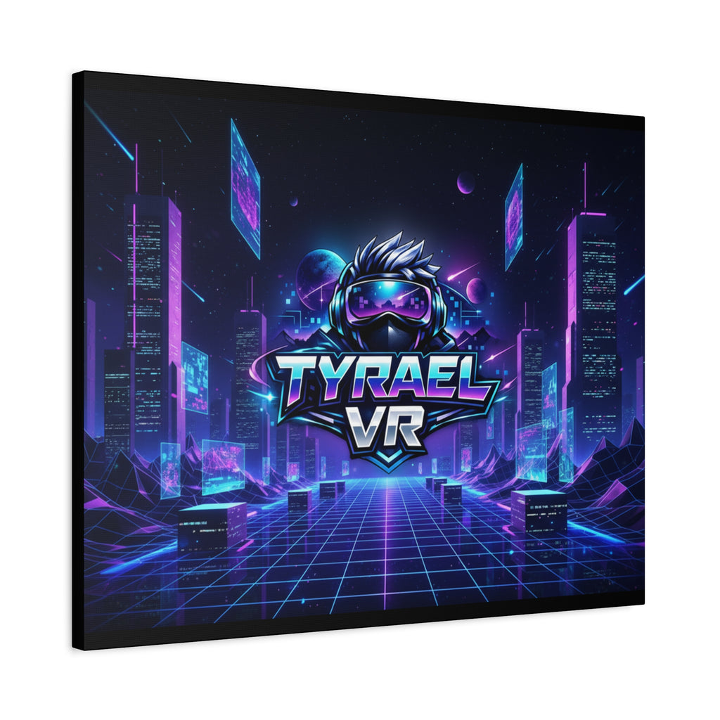 Tyrael VR Retro Futuristic Canvas Print