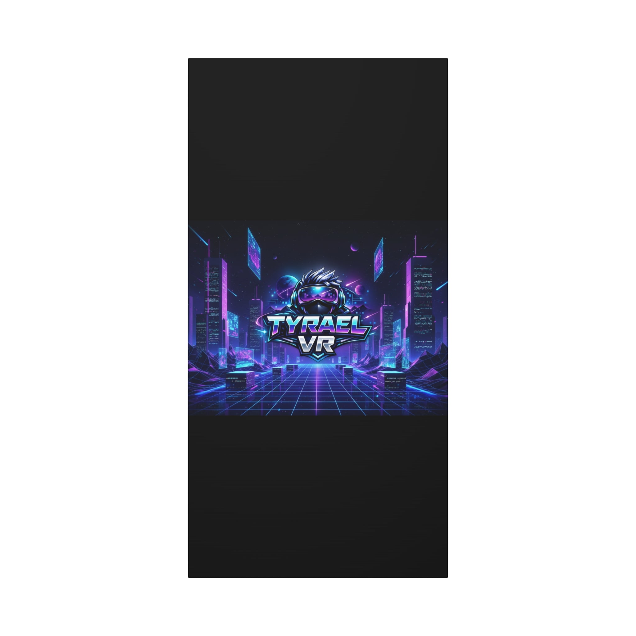Tyrael VR Retro Futuristic Canvas Print
