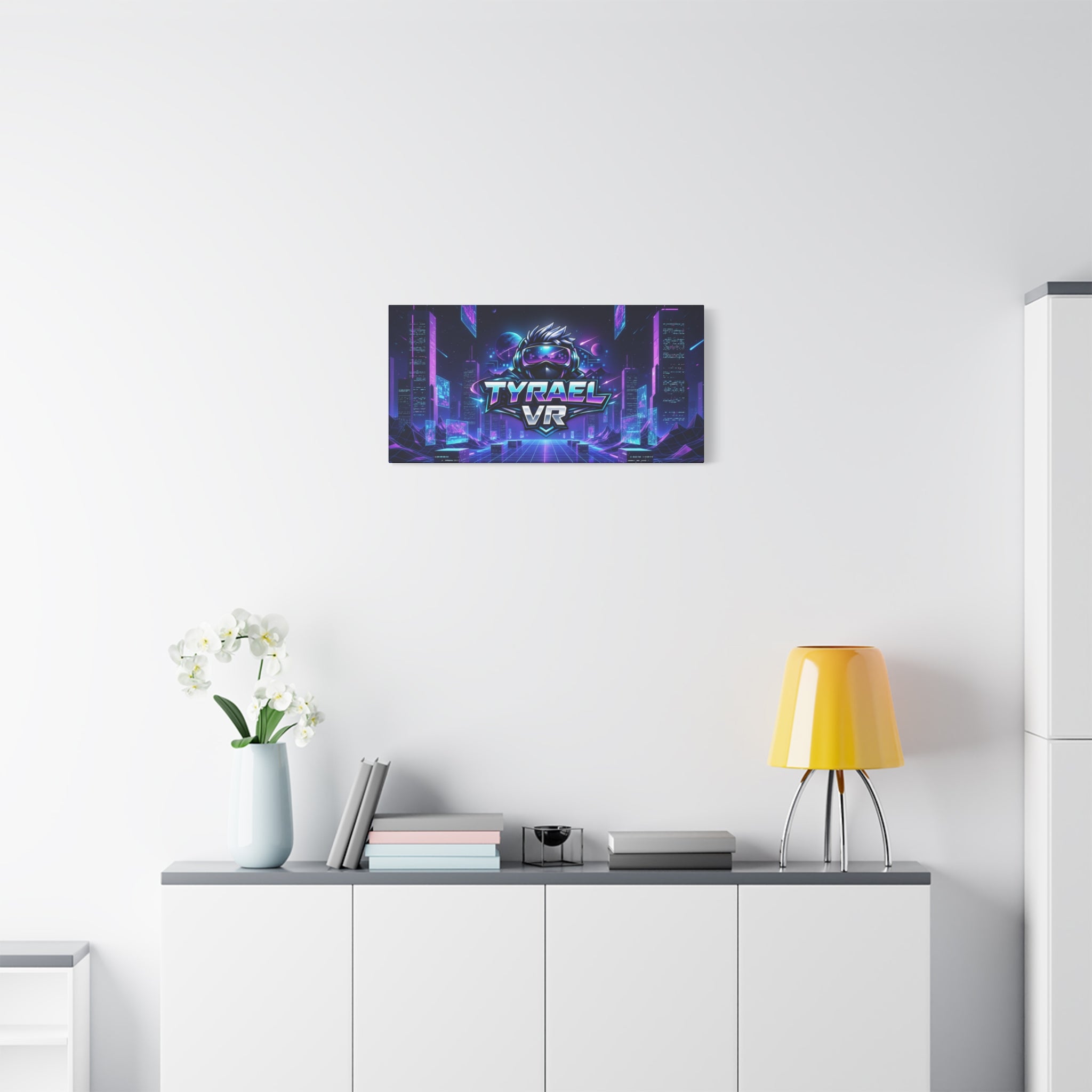 Tyrael VR Retro Futuristic Canvas Print