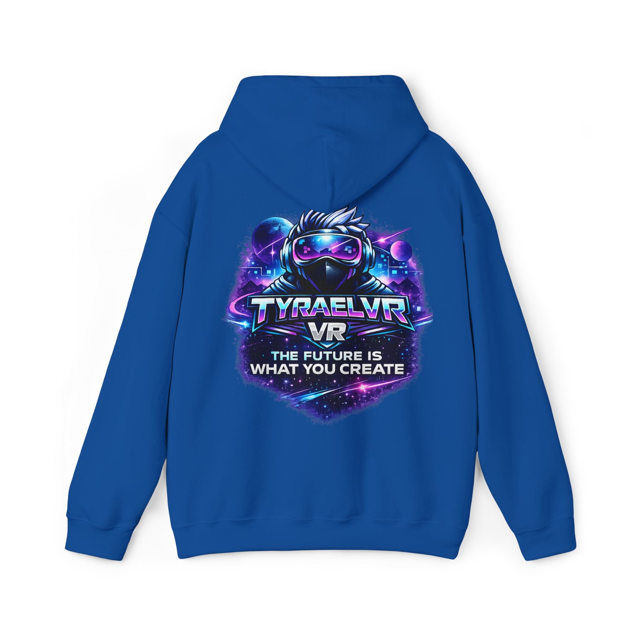 Tyrael VR Hoodie — Neon Cyber Gamer Logo Pullover