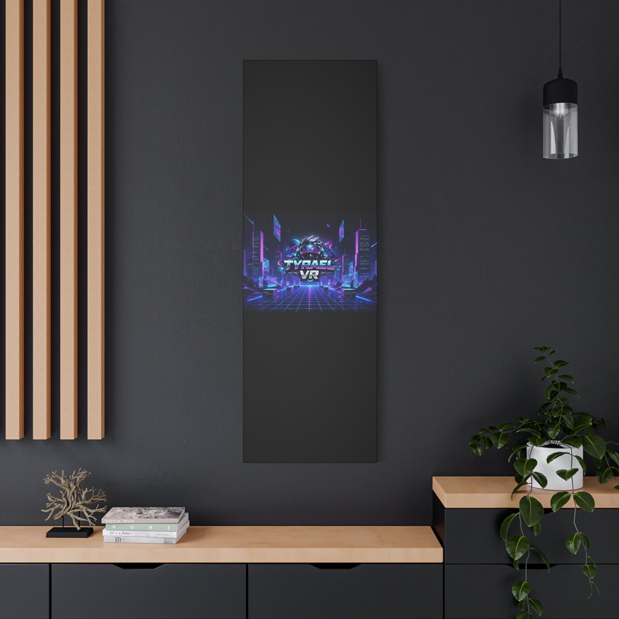 Tyrael VR Retro Futuristic Canvas Print