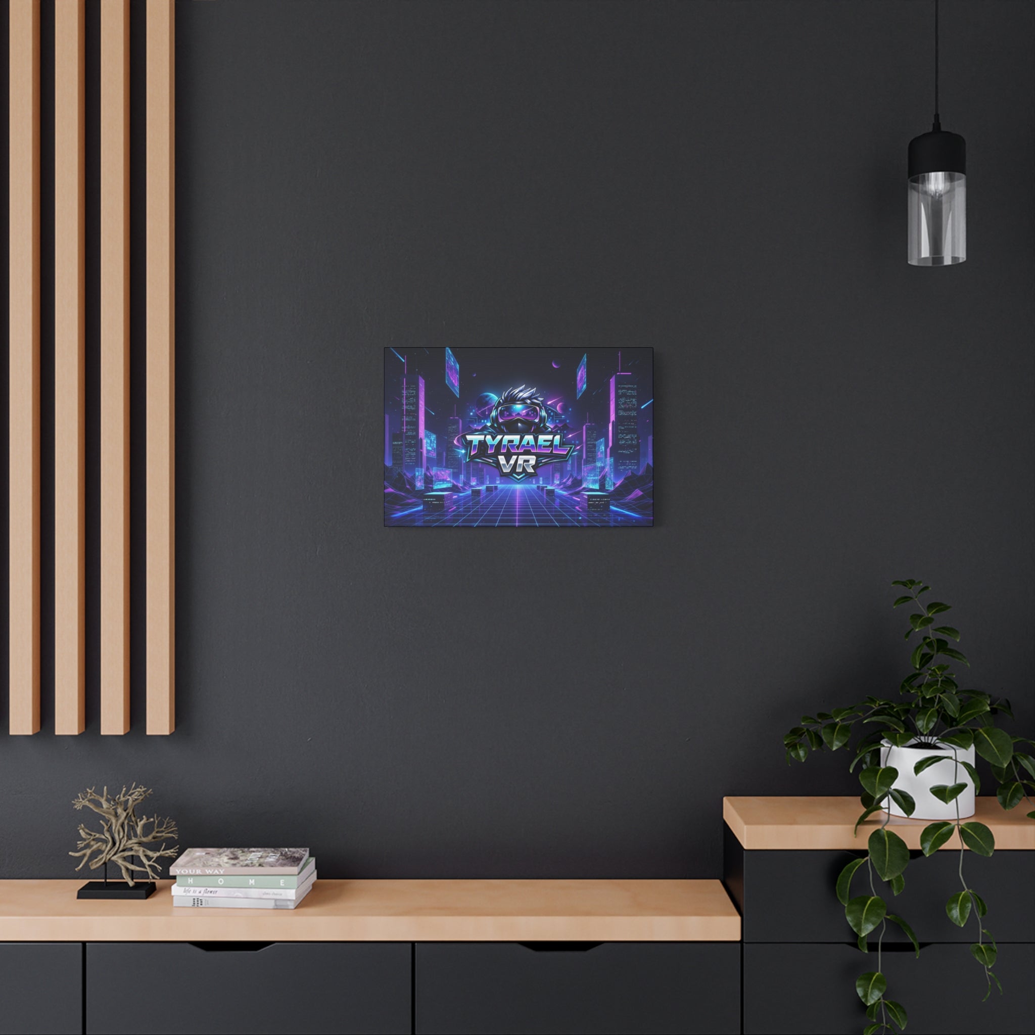 Tyrael VR Retro Futuristic Canvas Print