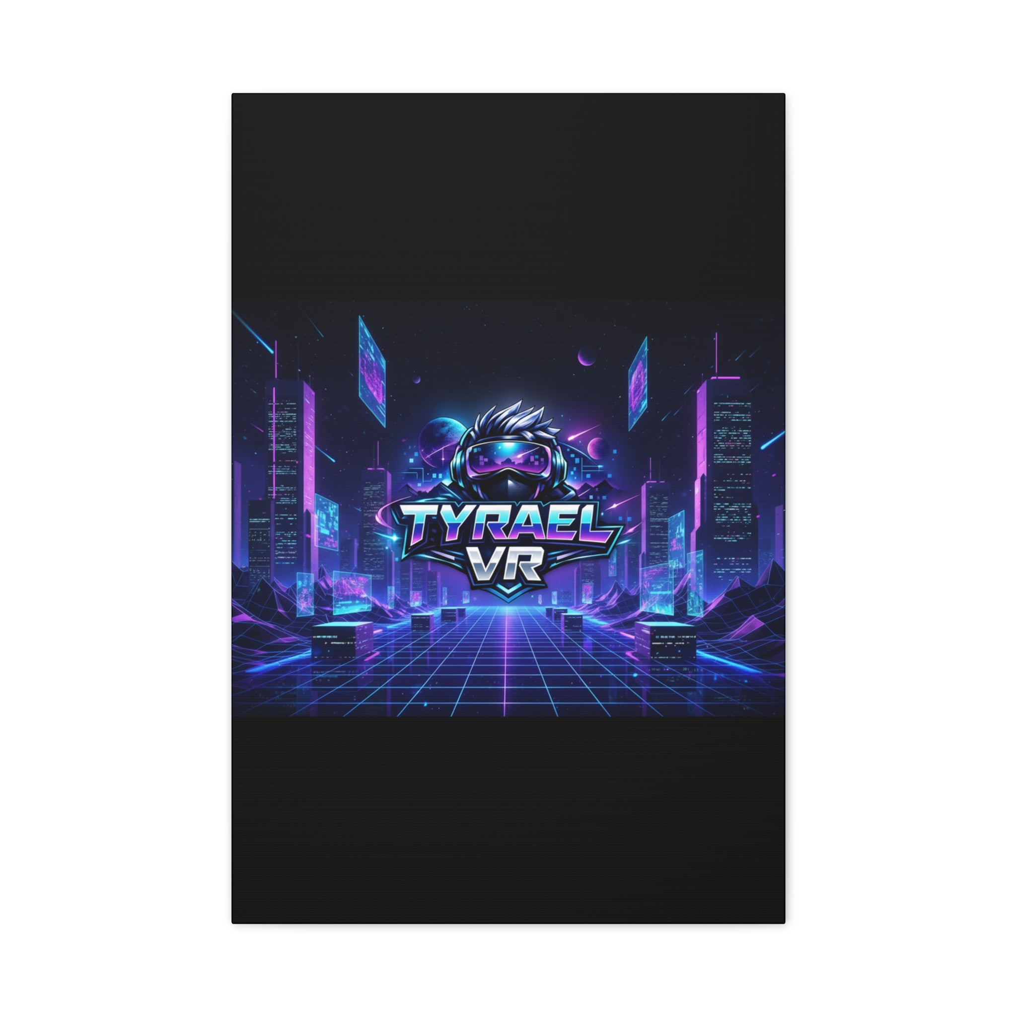 Tyrael VR Retro Futuristic Canvas Print