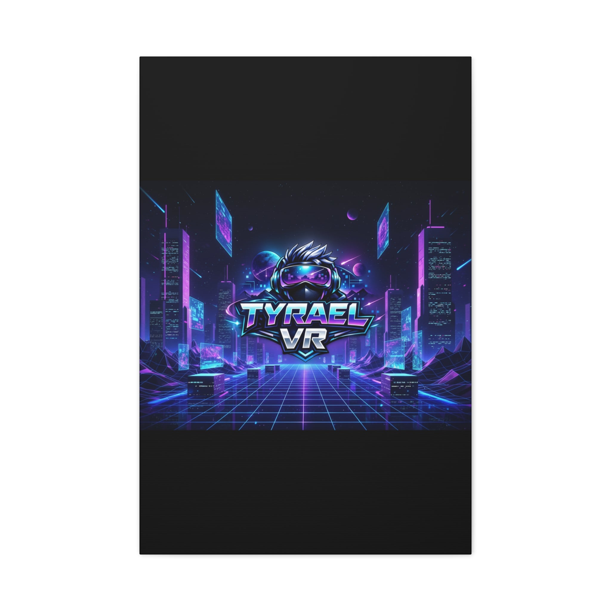 Tyrael VR Retro Futuristic Canvas Print