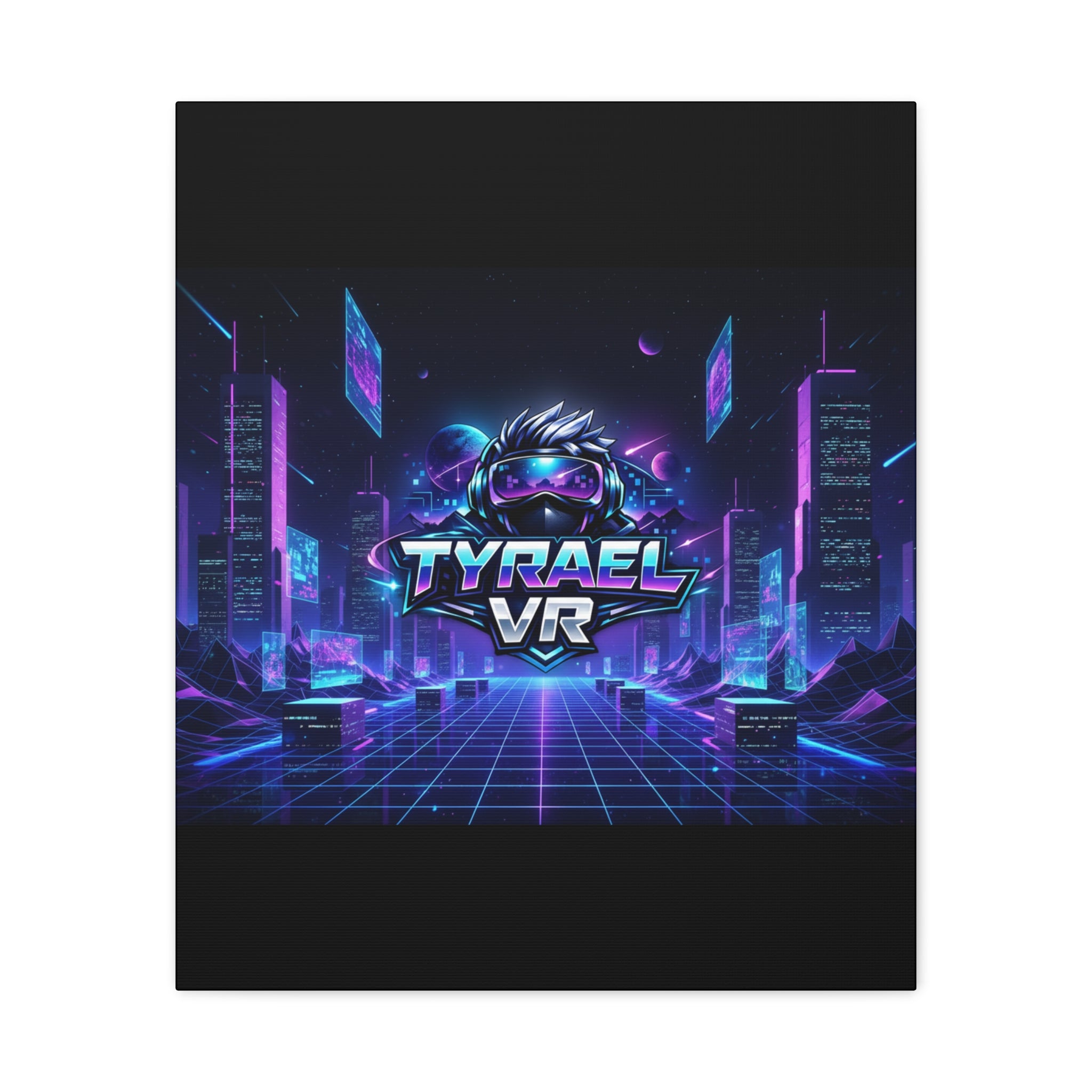 Tyrael VR Retro Futuristic Canvas Print