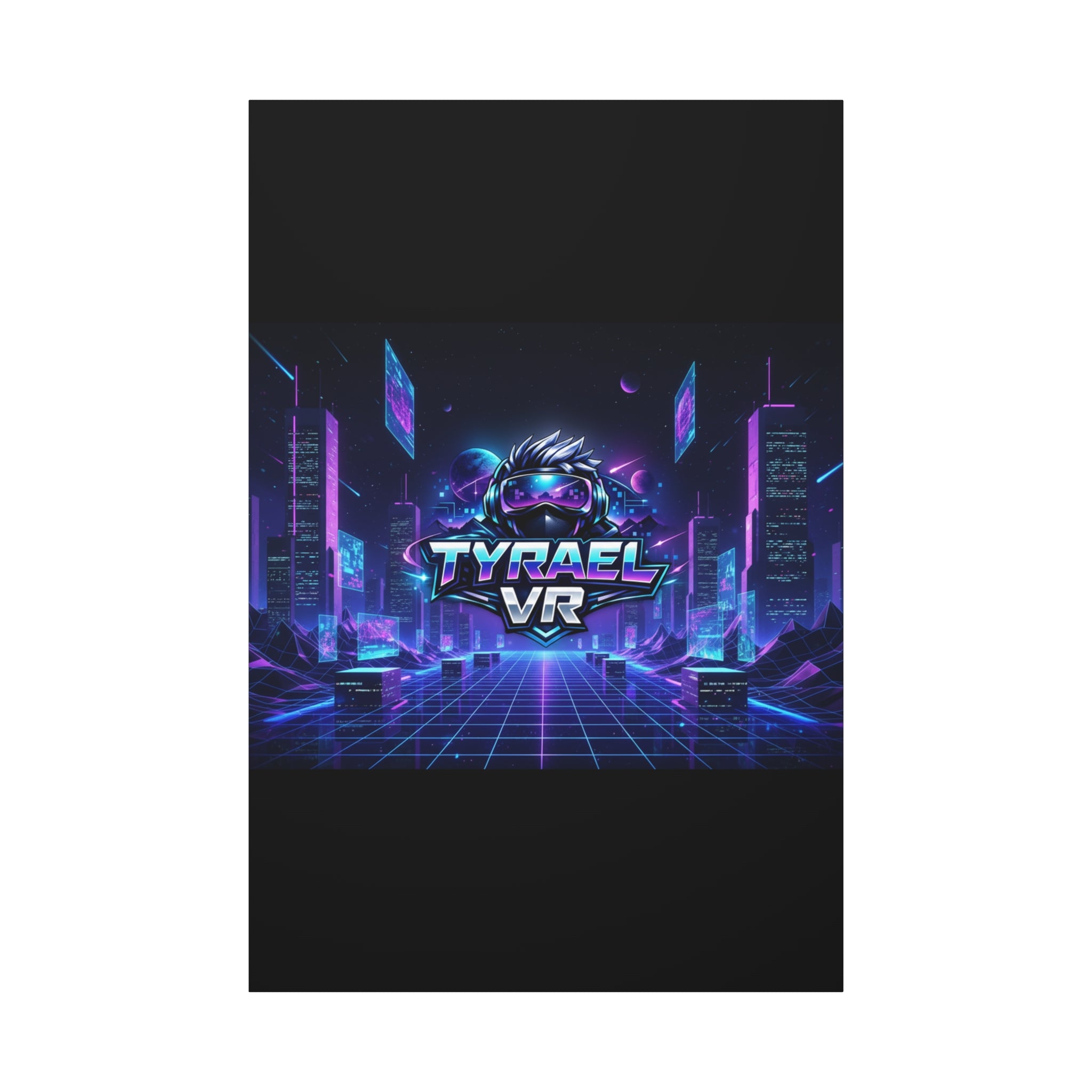 Tyrael VR Retro Futuristic Canvas Print