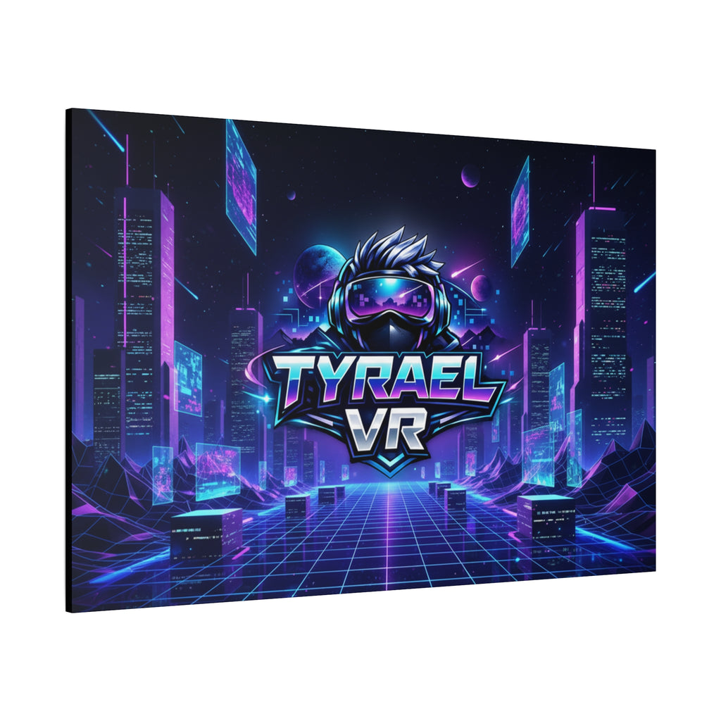 Tyrael VR Retro Futuristic Canvas Print
