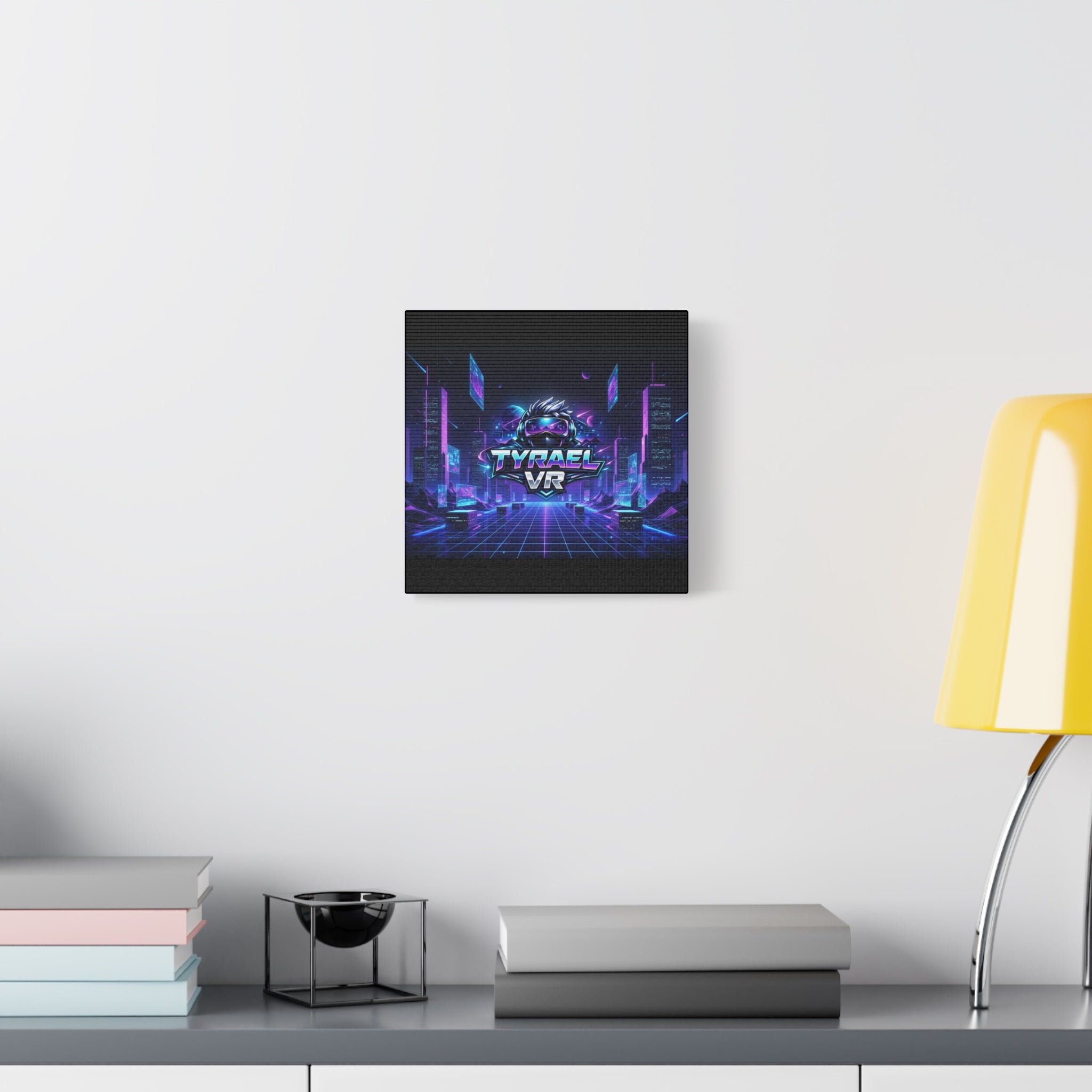 Tyrael VR Retro Futuristic Canvas Print