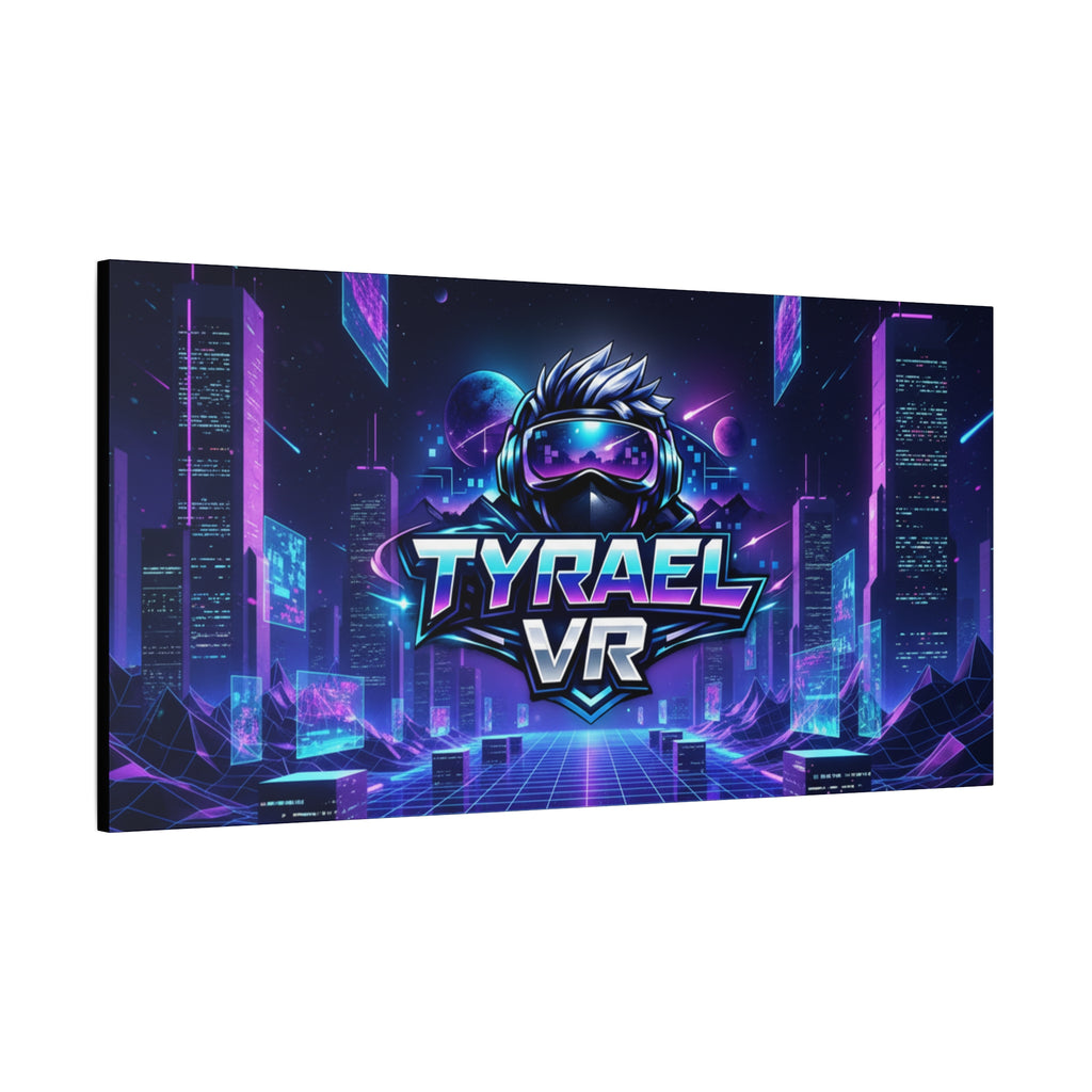 Tyrael VR Retro Futuristic Canvas Print