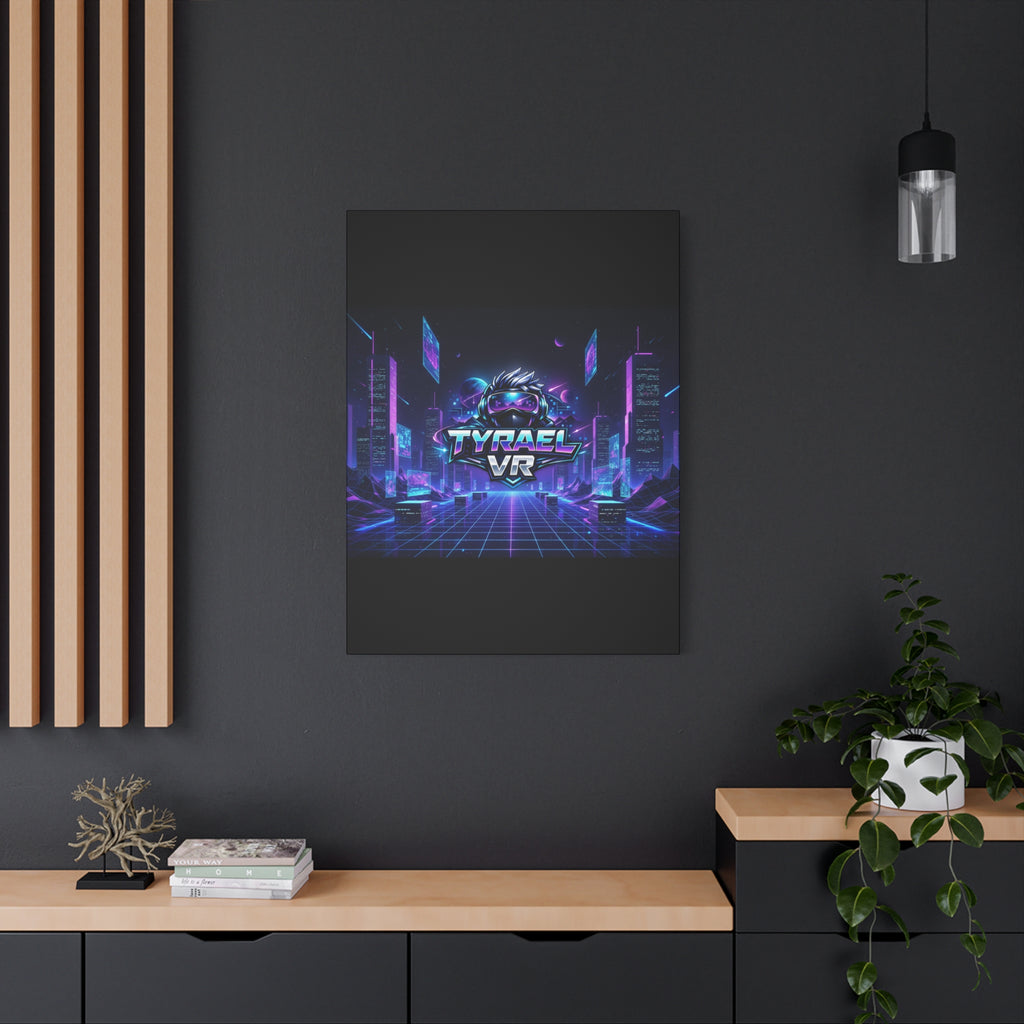 Tyrael VR Retro Futuristic Canvas Print