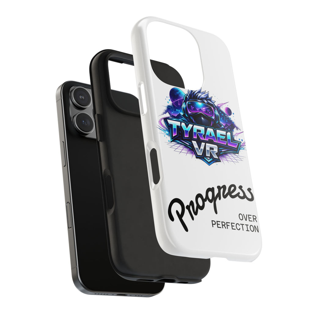 Tyrael VR Tough Phone Case — 'Progress Over Perfection' Gamer Protective Case