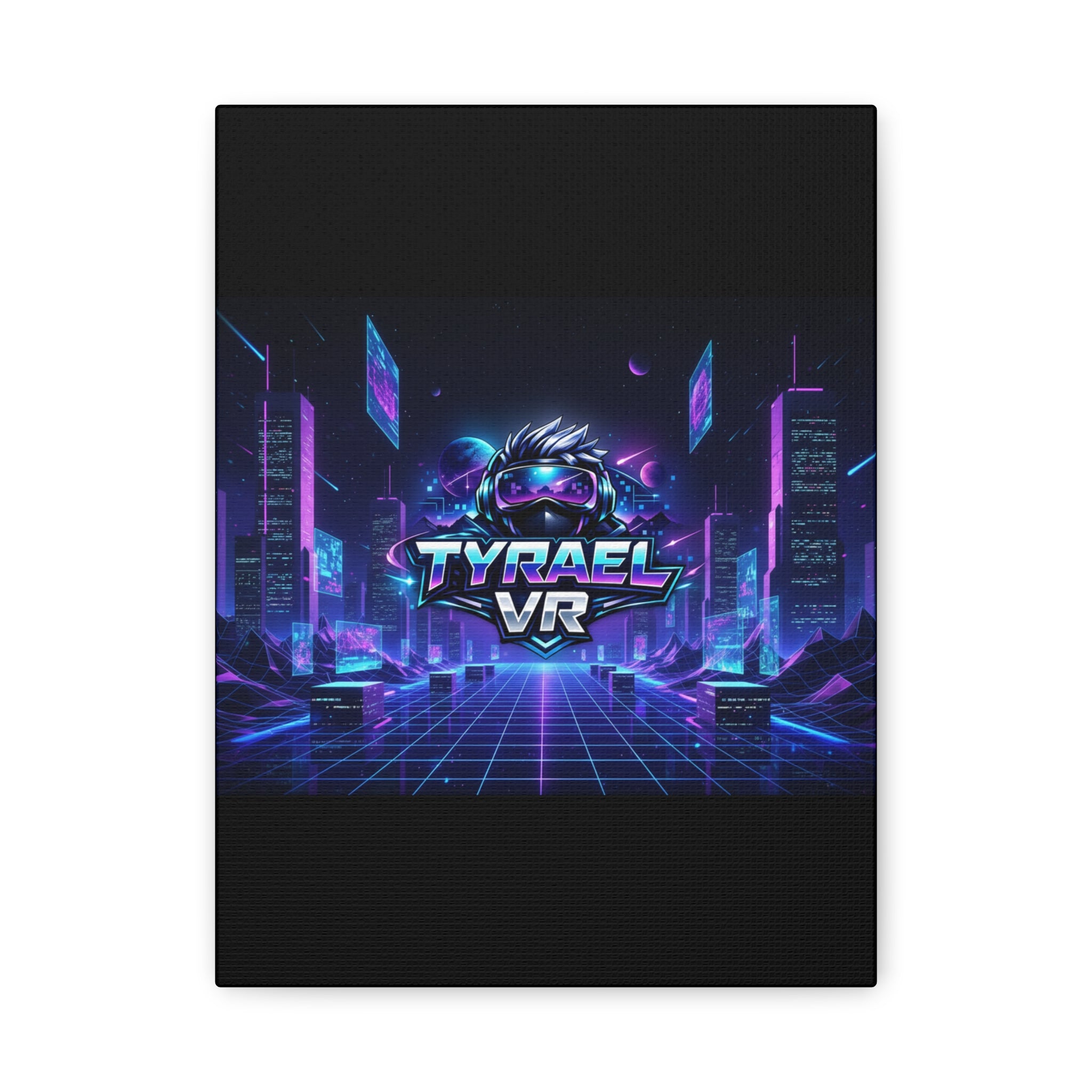 Tyrael VR Retro Futuristic Canvas Print