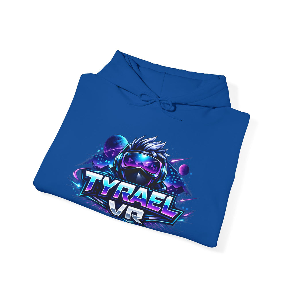 Tyrael VR Hoodie — Neon Cyber Gamer Logo Pullover