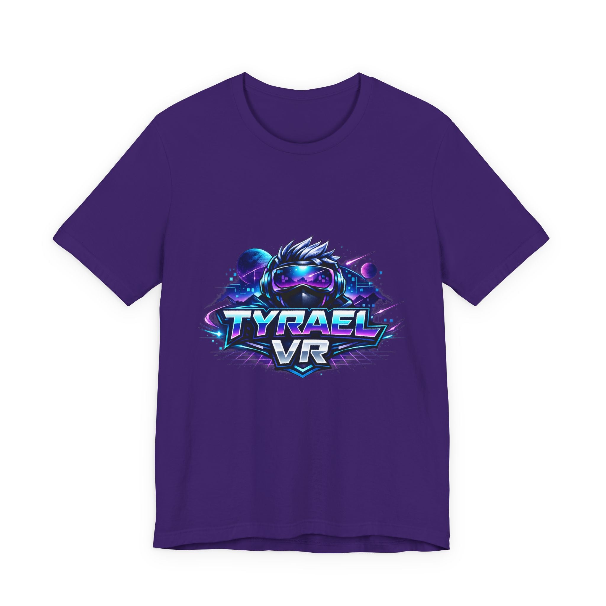 Tyrael VR Gamer T-Shirt — Retro Neon Virtual Reality Tee