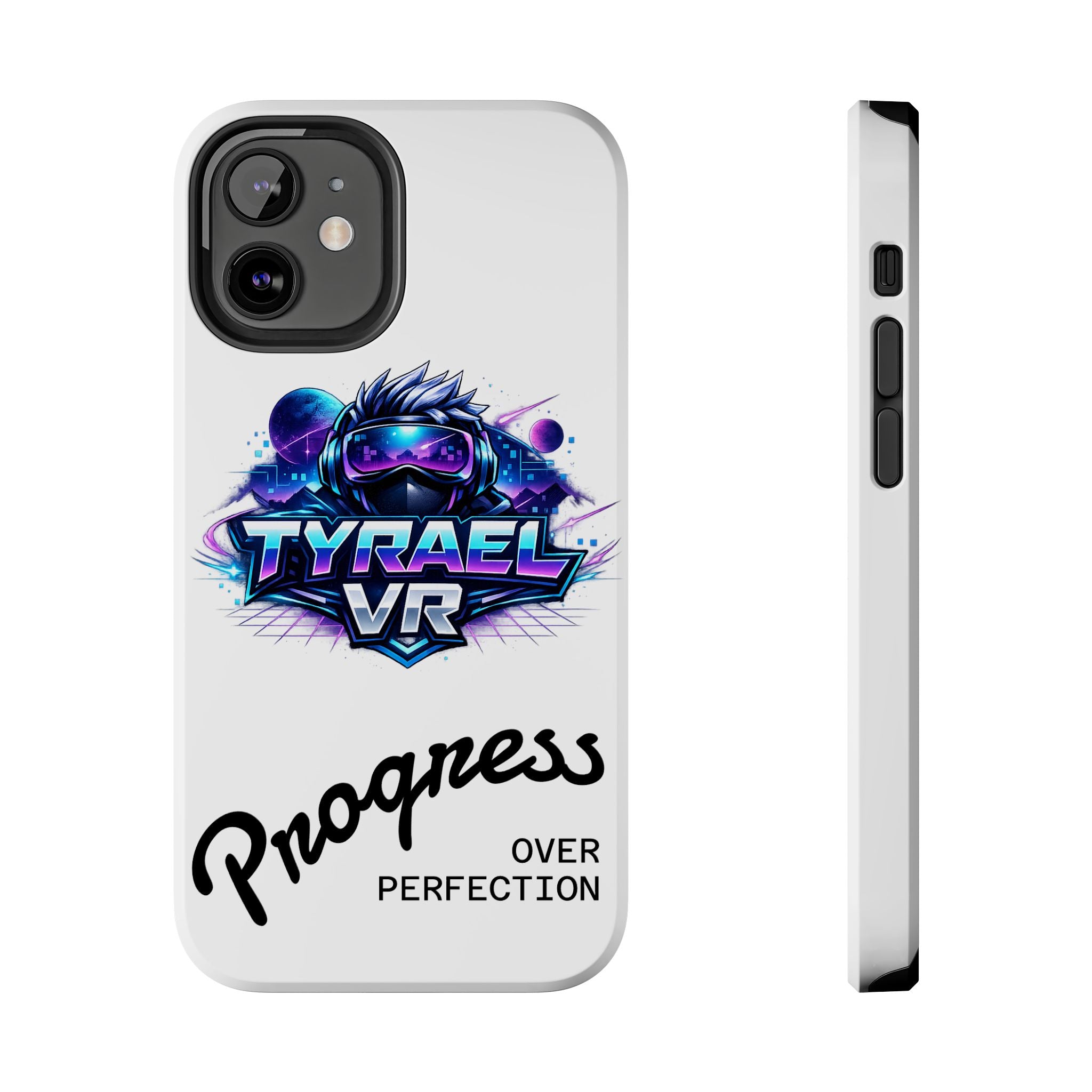 Tyrael VR Tough Phone Case — 'Progress Over Perfection' Gamer Protective Case