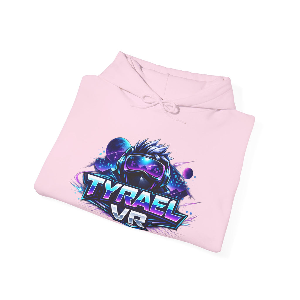 Tyrael VR Hoodie — Neon Cyber Gamer Logo Pullover