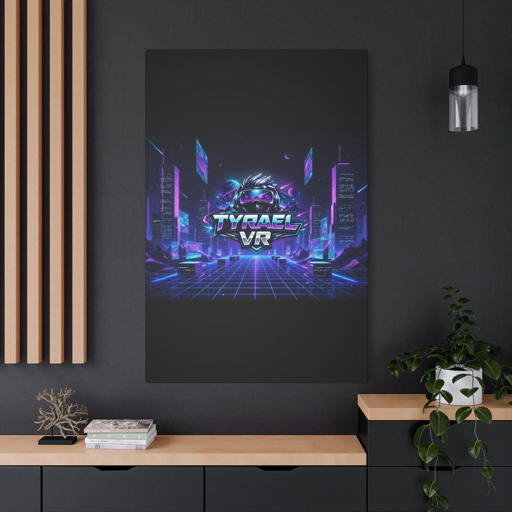 Tyrael VR Retro Futuristic Canvas Print